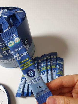 서울약사신협_프로바이오생유산균_2.5G x 100포 — 5점을 준 리뷰어가 2021년 2월 올린 사용 사진