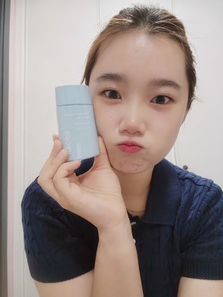 아이레시피 마일드 히알루로닉 모이스트 업 선스크린 SPF50+ PA++++ — 5점을 준 리뷰어가 2023년 7월 올린 사용 사진