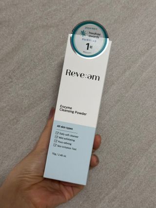 나우 [리브엠] 화해 1등 클렌징 파우더! 모공&피지 말끔순삭 — 5점을 준 리뷰어가 2025년 4월 올린 사용 사진