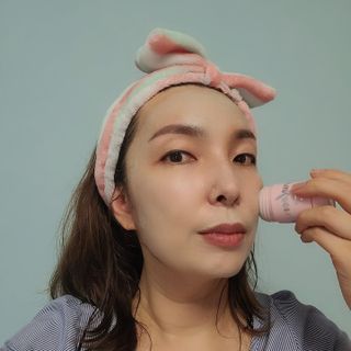 건강누리인터내셔날 카멜레오나 마스크 스틱팩 미네랄부스터 [2종 SET] 샤이닝라이즈(피부톤UP)/톡스릴리프(피부진정) — 5점을 준 리뷰어가 2022년 7월 올린 사용 사진