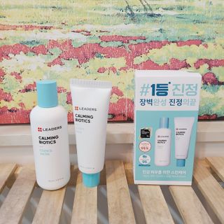 리더스코스메틱 리더스 카밍 바이오틱스 #1등 진정 기획세트 [에센스 워터150ml + 크림 마스크80ml] — 5점을 준 리뷰어가 2022년 9월 올린 사용 사진
