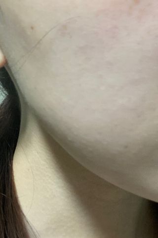 랑스레 매직피치 화이트닝 파워 화이트닝크림 — 3점을 준 리뷰어가 2021년 4월 올린 사용 사진