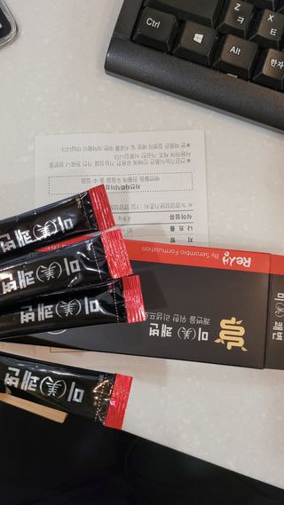 새롬바이오 리생 [미쾌변] 차전자피 식이섬유 건강기능식품 3팩 — 5점을 준 리뷰어가 2021년 7월 올린 사용 사진