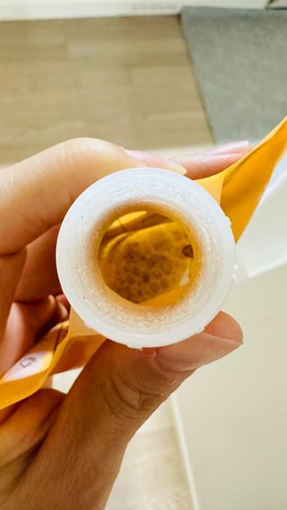 [덜다] 든든 식물성 단백질 쉐이크 40g X 7입 (곡물/딸기) — 3.5점을 준 리뷰어가 2023년 8월 올린 사용 사진