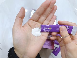 [유산균] 오마이락 프리미엄 포스트바이오틱스 30P — 5점을 준 리뷰어가 2022년 12월 올린 사용 사진