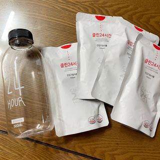클린24시간 1BOX(5포) + 전용보틀(500ml) — 4점을 준 리뷰어가 2022년 10월 올린 사용 사진