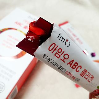 아임오 ABC 콜라겐 젤리 14포 — 5점을 준 리뷰어가 2022년 2월 올린 사용 사진