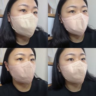 애니가드 셋업메베마스크 (대형 4컬러 + 중형 4컬러) — 5점을 준 리뷰어가 2022년 4월 올린 사용 사진