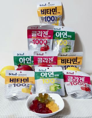 닥터유구미 닥터유 콜라겐 비타민 아연 구미 — 5점을 준 리뷰어가 2021년 6월 올린 사용 사진