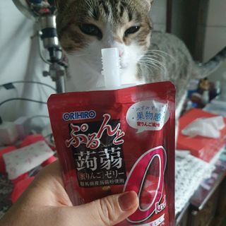 ORIHIRO 오리히로 곤약젤리 제로칼로리 130g 4종 4팩(맛별로 1팩씩) — 5점을 준 리뷰어가 2023년 1월 올린 사용 사진