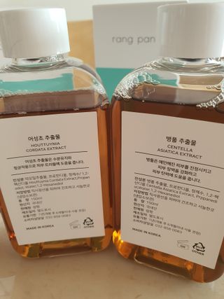 랑팡 병풀추출물150ml+어성초추출물150ml+스킨빅패드60매 — 5점을 준 리뷰어가 2021년 10월 올린 사용 사진