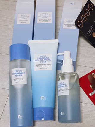 페브유 / FABYOU 페브유 pH5.5 캐모마일 젤 클렌징 폼 + 클렌징 오일 + 토너 3종 세트 — 5점을 준 리뷰어가 2021년 6월 올린 사용 사진