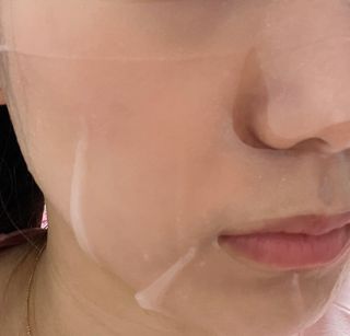 에이스노 레스큐 이미디에이트 수딩 시트마스크 — 5점을 준 리뷰어가 2021년 11월 올린 사용 사진