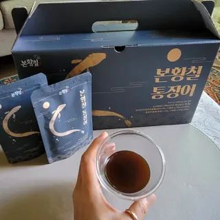 [비린내 완벽제거] 본황칠 통장어 국내산 장어즙 아르기닌 2800mg 장어즙효능 기력보강 — 5점을 준 리뷰어가 2022년 9월 올린 사용 사진