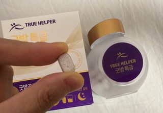 트루헬퍼 굿밤 특급 건강 보조제 수면 1박스 2개월분 — 5점을 준 리뷰어가 2023년 4월 올린 사용 사진