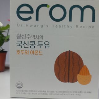 이롬 erom 황성주박사의 국산콩 두유 호두와 아몬드 — 5점을 준 리뷰어가 2020년 12월 올린 사용 사진