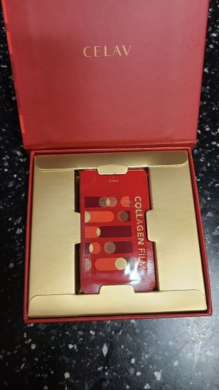 프리마인 귀족의 콜라겐, 92배 흡수율. 럭셔리 프리미엄 셀라브 콜라겐필름 30매 — 5점을 준 리뷰어가 2021년 12월 올린 사용 사진