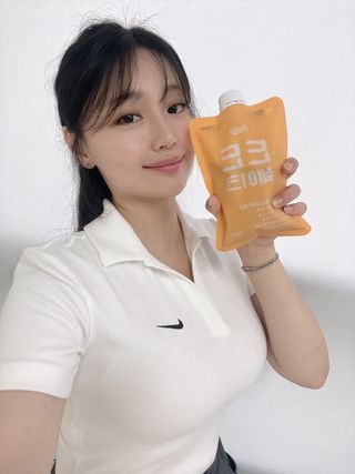 [덜다] 든든 식물성 단백질 쉐이크 40g X 7입 (곡물/딸기) — 5점을 준 리뷰어가 2023년 7월 올린 사용 사진