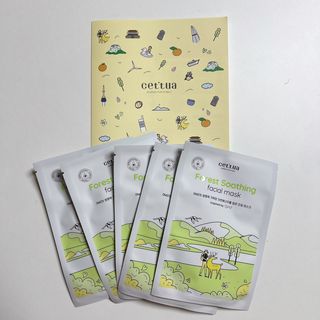 세뚜아(Cettua) [세뚜아] 포레스트 수딩 마스크 Cettual Forest  Soothing Mask 5매 — 5점을 준 리뷰어가 2024년 4월 올린 사용 사진