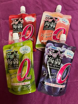 ORIHIRO 오리히로 곤약젤리 제로칼로리 130g 4종 4팩(맛별로 1팩씩) — 5점을 준 리뷰어가 2022년 12월 올린 사용 사진