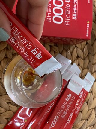 메타아르기닌 GC녹십자웰빙 메타 아르기닌 6000 플러스 오르니틴 — 5점을 준 리뷰어가 2022년 6월 올린 사용 사진