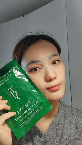 타포미 시카 탐 시트 마스크 27ml — 5점을 준 리뷰어가 2023년 2월 올린 사용 사진
