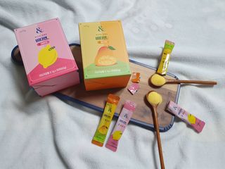비타앤C 레몬맛, 망고맛 — 5점을 준 리뷰어가 2021년 7월 올린 사용 사진
