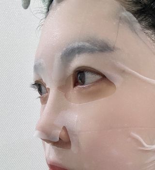 바노바기 코스메틱 바노바기 디엑스 마스크 — 5점을 준 리뷰어가 2024년 7월 올린 사용 사진