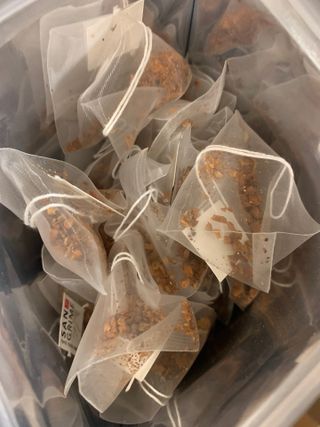 산그리메 국내산 호박차 100티백 대용량 삼각티백차 — 4.5점을 준 리뷰어가 2021년 7월 올린 사용 사진