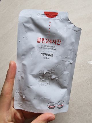 클린24시간 1BOX(5포) + 전용보틀(500ml) — 5점을 준 리뷰어가 2023년 2월 올린 사용 사진