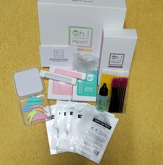 피비에스코리아 [오마이셀프] 셀프 속눈썹펌 키트 뷰러펌 파마 세트 — 4점을 준 리뷰어가 2022년 1월 올린 사용 사진