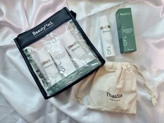 프랑스 뷰티메드 OFL 리밸런싱 케어 3종 키트 (OFL세럼 30ml & 딸라스파 어메니티 4종 증정) — 5점을 준 리뷰어가 2022년 8월 올린 사용 사진
