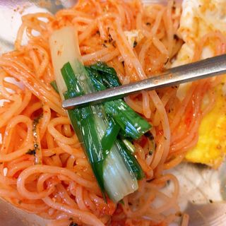 [한면원] 비빔국수 2인분 — 4.5점을 준 리뷰어가 2022년 8월 올린 사용 사진