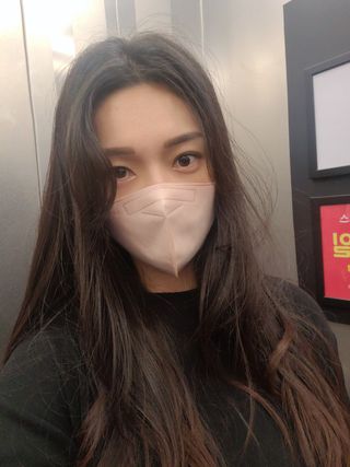 [애니가드] 셋업 메베마스크라이트  (대형 4컬러 + 중형 4컬러) — 4점을 준 리뷰어가 2022년 7월 올린 사용 사진
