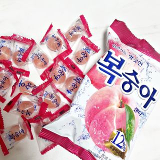 청포도캔디 복숭아캔디 — 5점을 준 리뷰어가 2022년 11월 올린 사용 사진