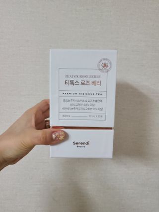 세렌디뷰티_이너뷰티 티톡스 로즈 베리 — 5점을 준 리뷰어가 2021년 3월 올린 사용 사진