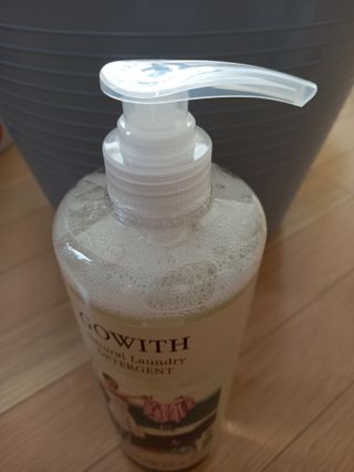 고위드올인원 세탁세제 1000ml — 4점을 준 리뷰어가 2021년 5월 올린 사용 사진