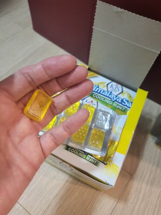 마요라 히말라야 솔트 캔디 2종-페퍼민트 맛, 라임민트 맛 — 5점을 준 리뷰어가 2022년 12월 올린 사용 사진