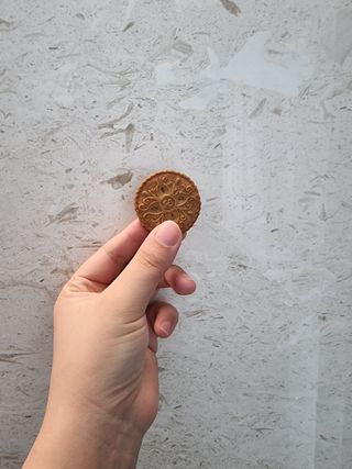 롯데제과 롯샌 카페크런치 — 5점을 준 리뷰어가 2021년 10월 올린 사용 사진