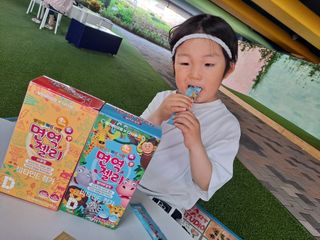 다나음 셀렌에 빠진 아연면역젤리 열대과일맛+사과맛 — 5점을 준 리뷰어가 2023년 4월 올린 사용 사진