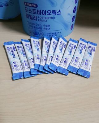 서울약사신협_포스트바이오틱스패밀리_5g x 100포 — 5점을 준 리뷰어가 2021년 3월 올린 사용 사진