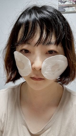 디어엘로디 무표백 021패드  12개세트 — 5점을 준 리뷰어가 2022년 8월 올린 사용 사진
