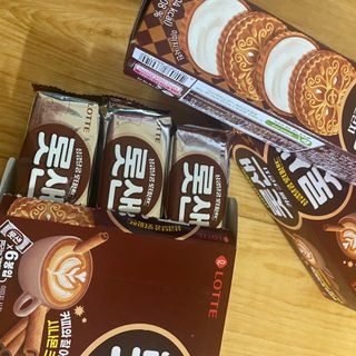 롯데제과 롯샌 카페크런치 — 5점을 준 리뷰어가 2021년 10월 올린 사용 사진