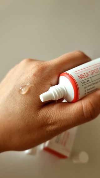 작심연구소 바르는 피부과 레이저 메디스팟크림 플러스 — 5점을 준 리뷰어가 2022년 7월 올린 사용 사진