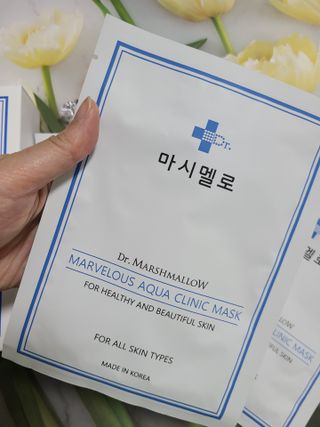 닥터마시멜로 닥터마스멜로 마블러스 아쿠아 클리닉 마스크 — 5점을 준 리뷰어가 2021년 6월 올린 사용 사진