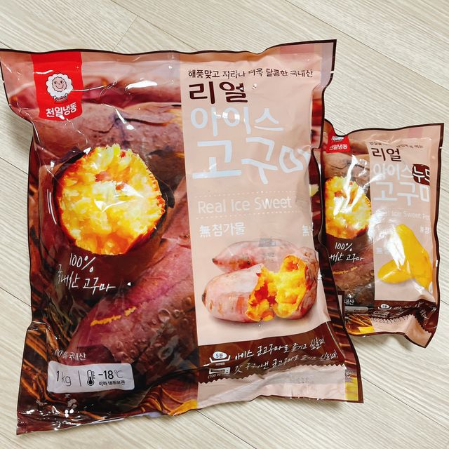 천일냉동 리얼 아이스 고구마 리뷰 사진