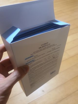 큐템 레이저 마스크 — 5점을 준 리뷰어가 2021년 1월 올린 사용 사진