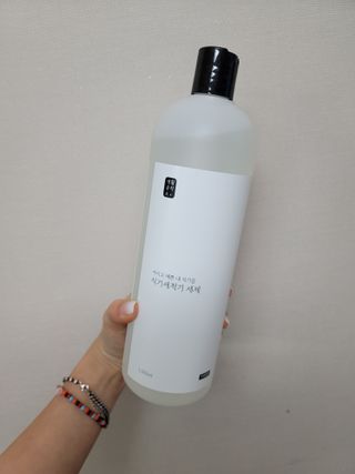 [생활공작소] 식기세척기용 액체세제  X 2개입 — 4.5점을 준 리뷰어가 2021년 1월 올린 사용 사진