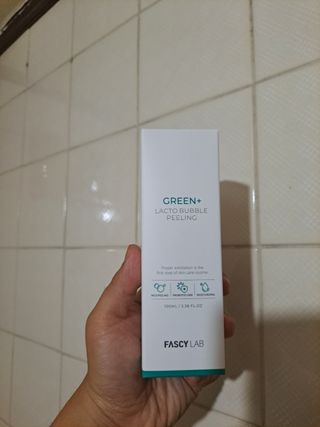 파시랩 그린 플러스 락토 버블 필링 — 3점을 준 리뷰어가 2021년 6월 올린 사용 사진