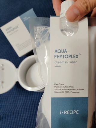아이레시피 아쿠아 피토플렉스 크림 인 패드+ 크림 인 토너 리필 350ml — 5점을 준 리뷰어가 2023년 5월 올린 사용 사진